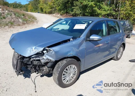 2012 Volkswagen Golf 2.5L 4-Door из США, поврежденный, VIN WVWDB7AJXCW200851